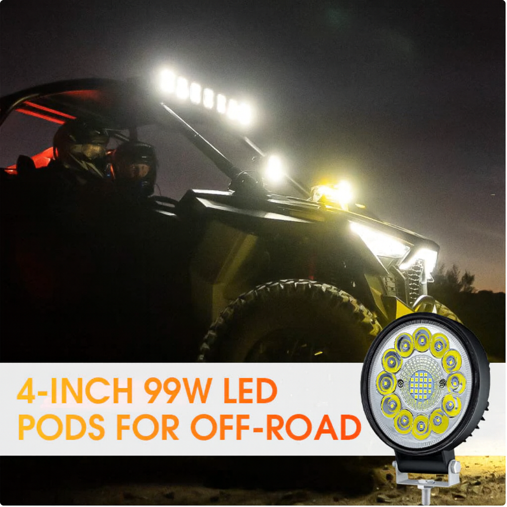 TrailBeam™ 4” 99W LED Φώτα Εκτός Δρόμου