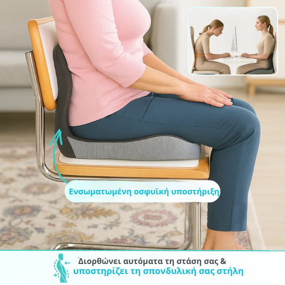ErgoSoothe™ Μαξιλάρι Καθίσματος Memory Foam